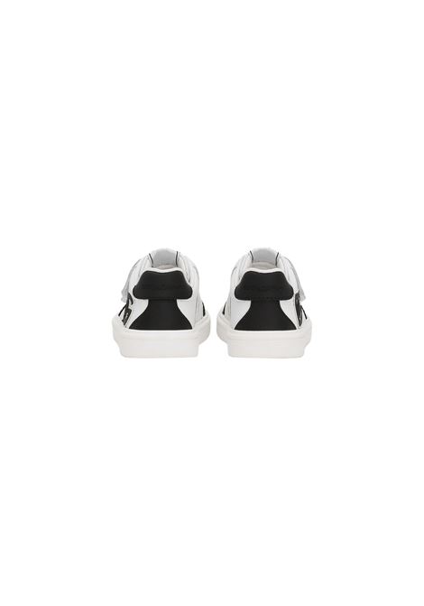 Sneakers Basse DG Original Bianche Con Patch Logo DG DOLCE & GABBANA KIDS | DN0205-A104889697